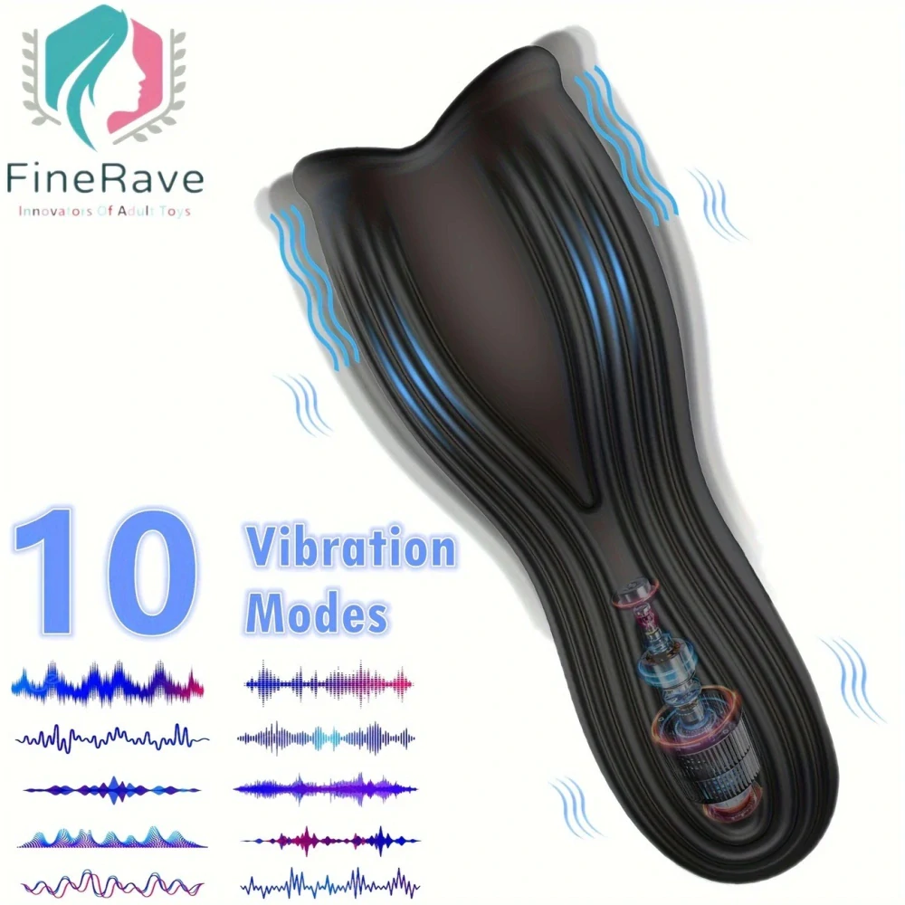 Silikonový vibrační masturbátor FineRave